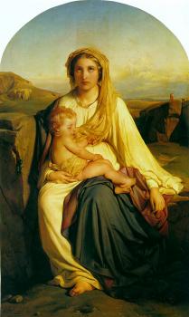 Paul Delaroche : virgin and child